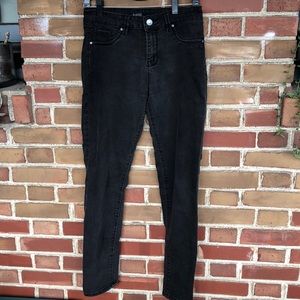D.jeans faded black denim.